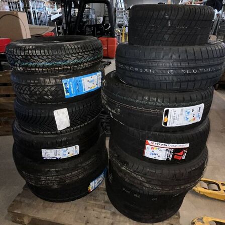 12 Stk. Dæk, Assorterede