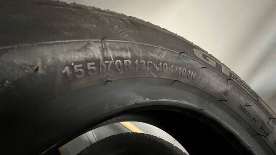 4 Stk. Dæk KARGOMAX C - 155/70 R 12 C 104/101N