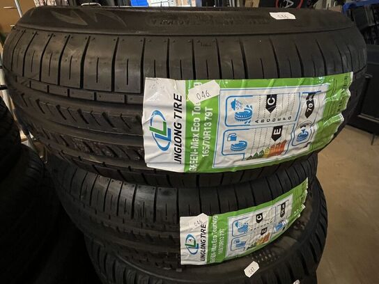2 Stk. Dæk LING LONG GREEN MAX ECO T - 165/70 R 13 79 T