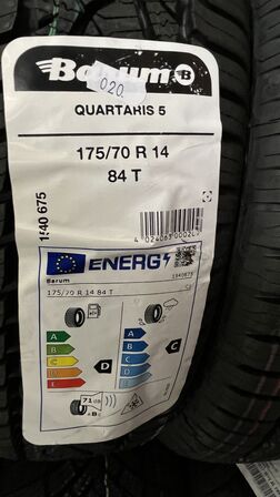 6 Stk. Dæk BARUM QUARTARIS 5 - 175/70 R 14 84 T
