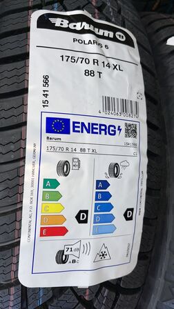 2 Stk. Dæk BARUM POLARIS 6 - 175/70 R 14 XL 88 T