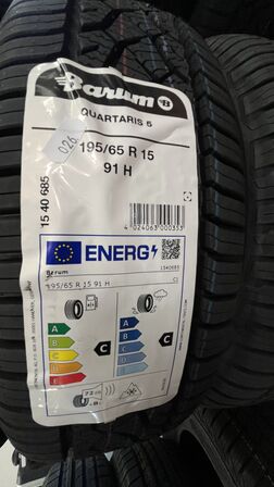 6 Stk. Dæk BARUM QUARTARIS 5 - 195/65 R 15 91 H