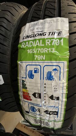 2 Stk. Dæk LING LONG RADIAL R701 - 165/70 R 13 79 N