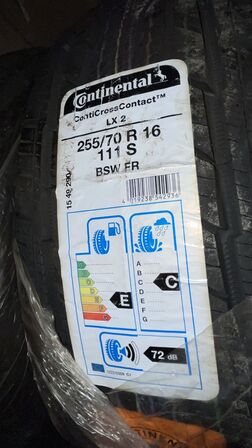 2 Stk. Dæk CONTINENTAL - 255/70 R 16 111 S