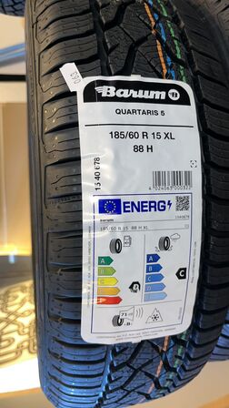3 Stk. Dæk BARUM QUARTARIS 5 - 185/60 R 15 XL 88 H