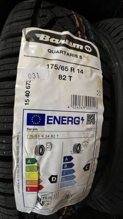 4 Stk. Dæk BARUM QUARTARIS 5 - 175/65 R 14 82 T