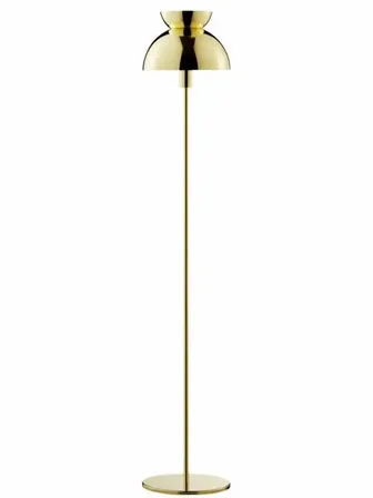 Frandsen butterfly gulvlampe ø25 cm h135 cm i metal i messing(ubrugt)