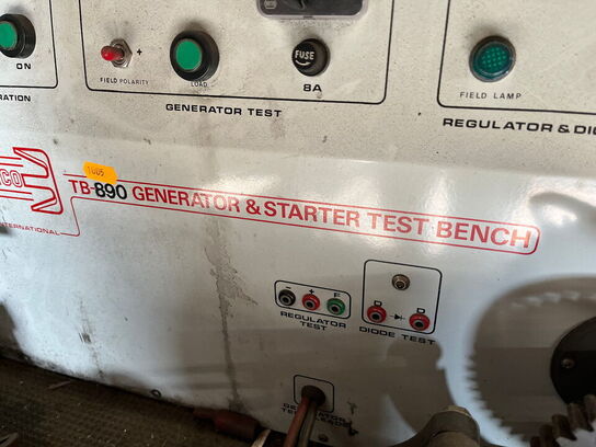 Testbænk, generator og starter, ENCO