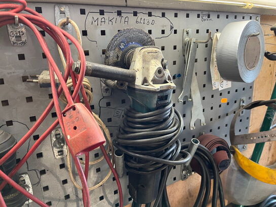 Værktøjstavle med indhold