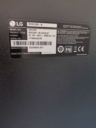 Mødeskærm med stativ LG 65"