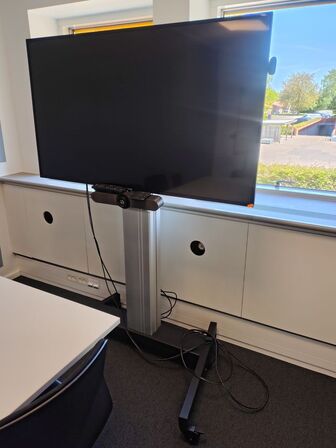 Mødeskærm med stativ  PHILIPS  55" 