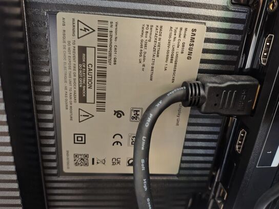 Mødeskærm med stativ  SAMSUNG  55" 