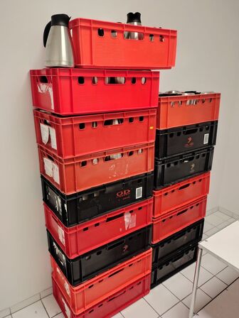 Kæmpe parti termokander inkl. Kasser