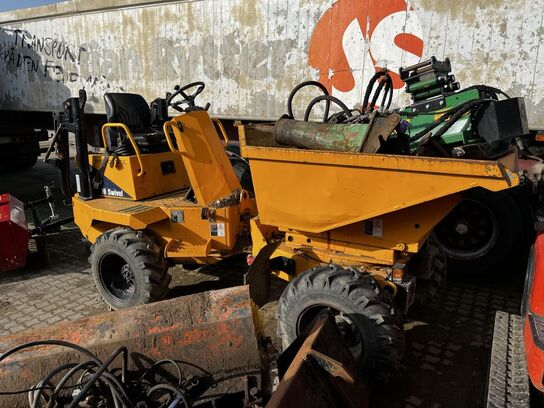 Entreprenørmaskiner, stillads, container mv.