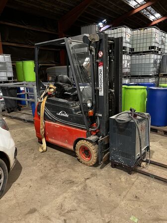 Gaffeltruck m. Lader LINDE E16