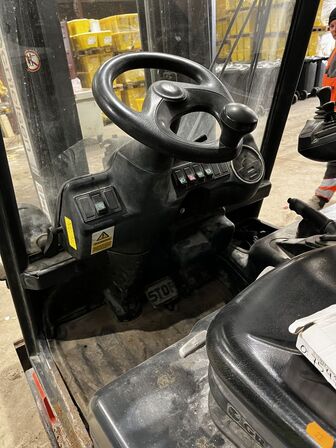 Gaffeltruck m. Lader LINDE E16