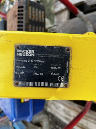Reversibel pladevibrator  WACKER NEUSON DPU 3750 HETS