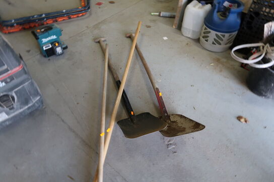 5 stk. haveredskaber