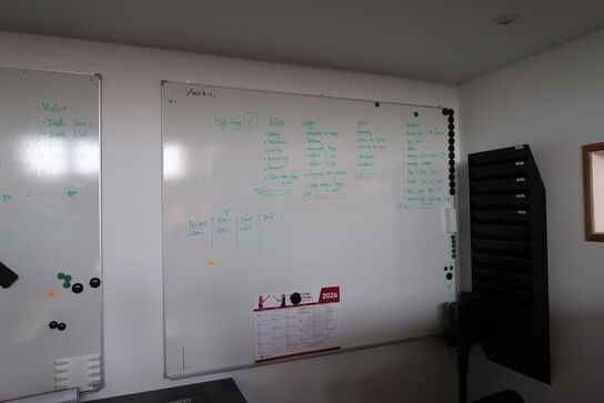2 stk. whiteboards