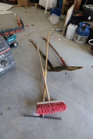 5 stk. haveredskaber