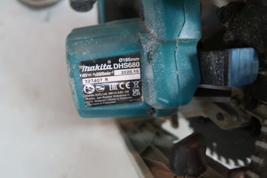 Akku rundsav MAKITA DHS680 med batteri