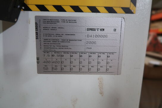 Formatsav SICAR Express "C" New med spånudsugning