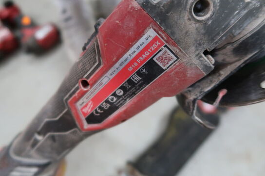 2 stk. akku håndværktøj MILWAUKEE M18 ONEFSZ, M18 FSAG125X