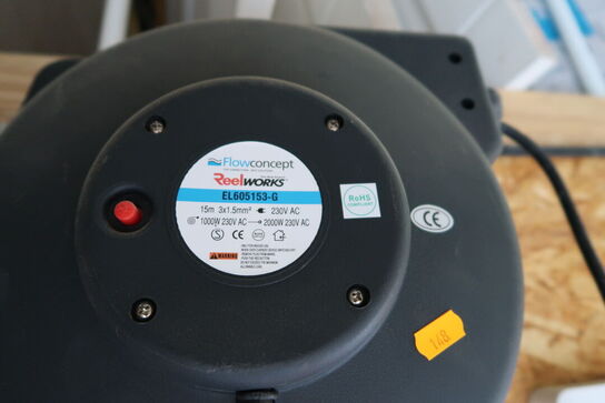 Trykluftkabeltromle FLOWCONCEPT ReelWorks EL605 153-G