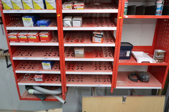 3 stk. sortimentsreoler med indhold