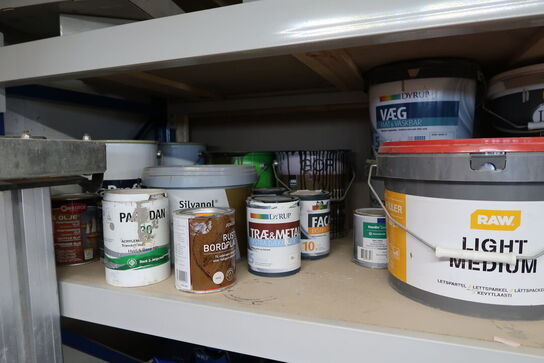 Div. Maling, varelager m.m.