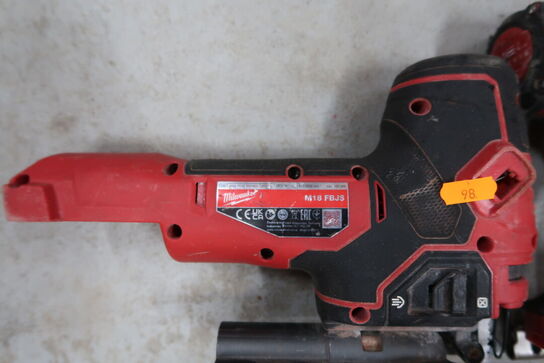 2 stk. akku håndværktøj MILWAUKEE M18 FBJS, M18 ONEPD