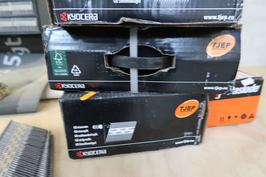 4 kasser søm TJEP, PASLODE