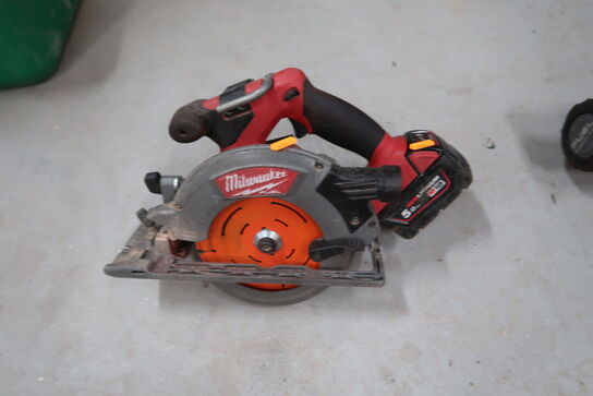 Akku rundsav MILWAUKEE M18 CCS55 med batteri