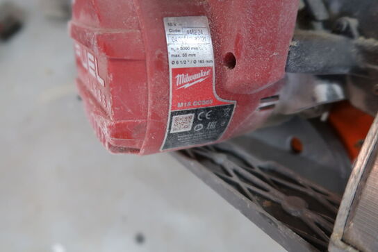 Akku rundsav MILWAUKEE M18 CCS55 med batteri