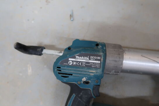 2 stk. akku håndværktøj MAKITA DJV181, DCG180