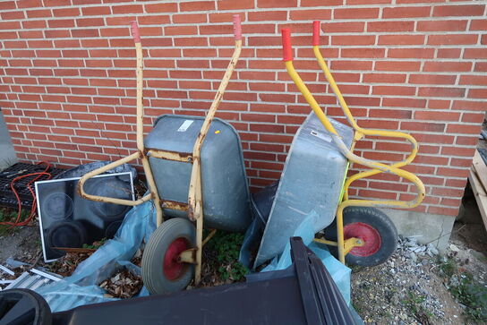 3 stk. trillebøre m.m.