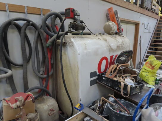 Dieseltank med pumpe