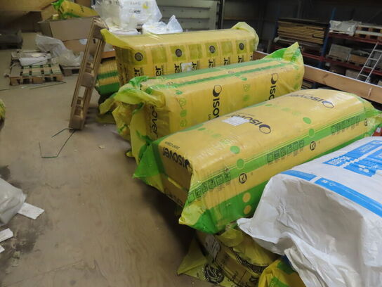 Isolering bats/ruller, diverse som ses på billederne