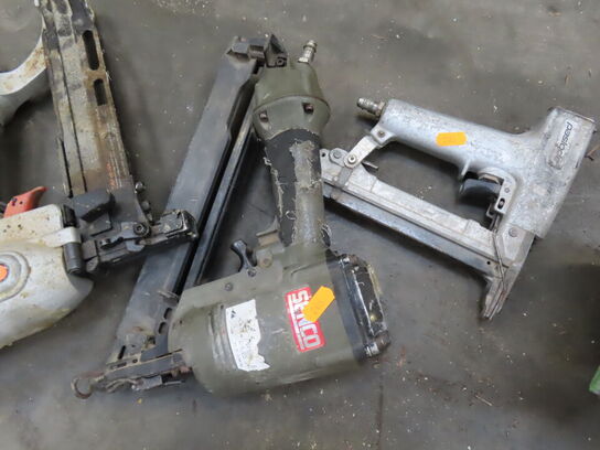 3 stk. pistoler (søm og dykker)