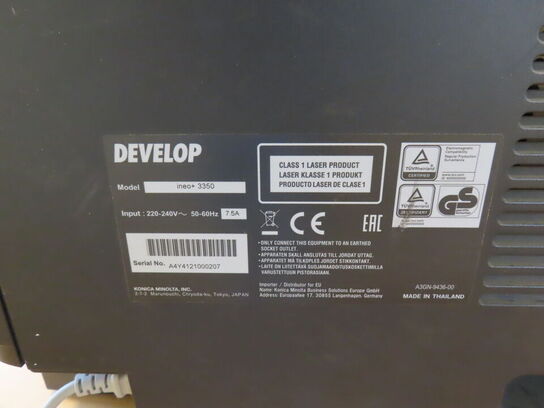 Multifunktionsprinter Develop Ineo+ 3350