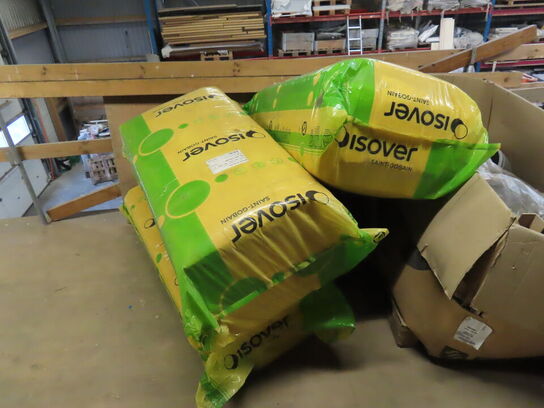 Isolering bats/ruller, diverse som ses på billederne