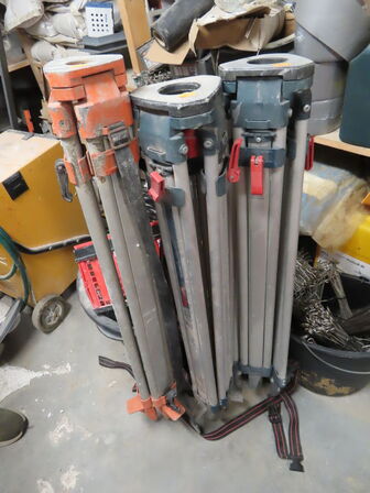 3 stk. stativer til laser