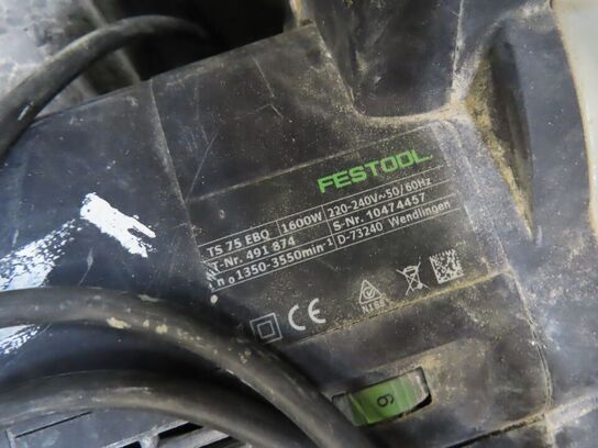 Dyksav FESTOOL TS 75 EBQ