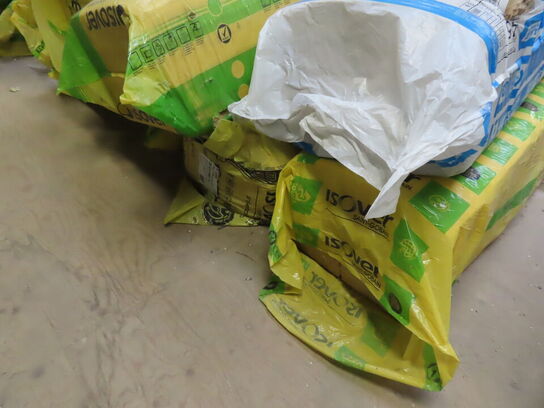 Isolering bats/ruller, diverse som ses på billederne