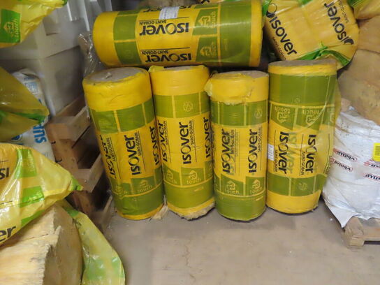 Isolering bats/ruller, diverse som ses på billederne