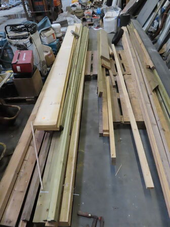 Materialer (som ligger på gulvet)