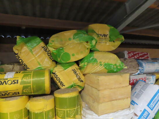 Isolering bats/ruller, diverse som ses på billederne