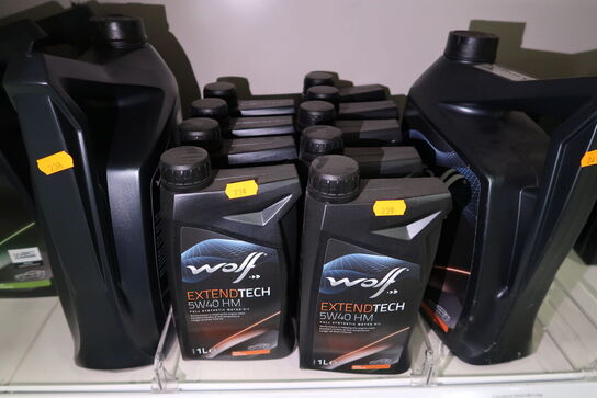 9 dunke olie WOLF 5W40 HM 1L