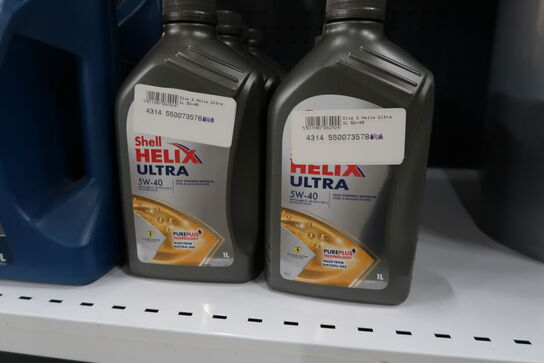 11 dunke olie SHELL HELIX ULTRA 5W-40 1L
