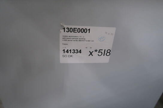 Værktøjsvogn uden indhold